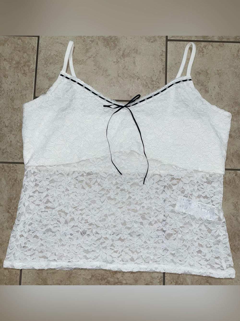 Hollister All-Over Lace Cami Size XXL